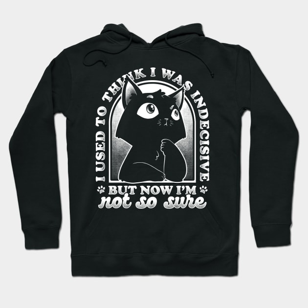 Indecisive Cat - Thinking Cute Gift Hoodie by Studio Mootant